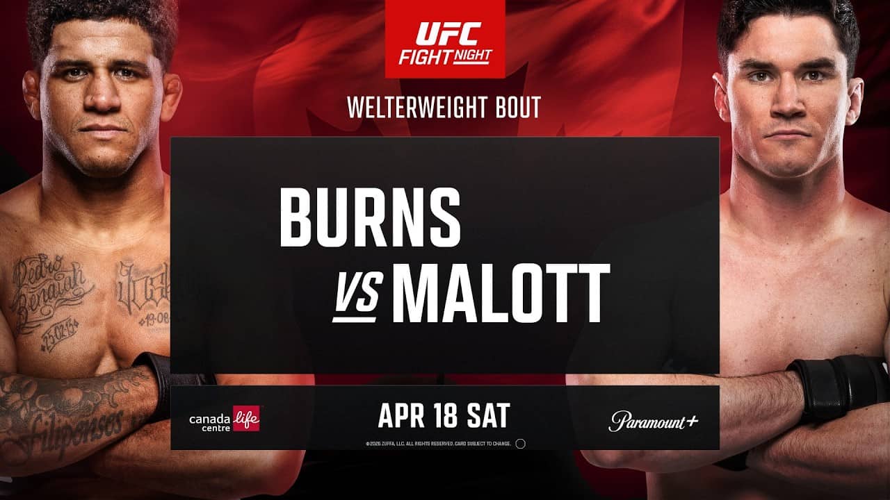 UFC Winnipeg: Burns vs Malott - April 18th | Fight Promo