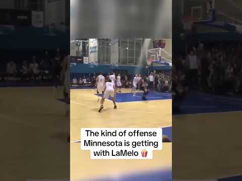 How many games are the Timberwolves winning with LaMelo? 🍿 (via @melo/IG)