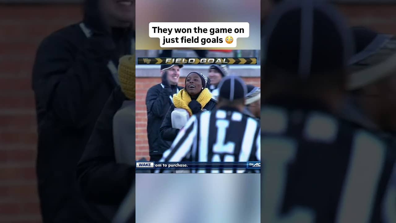 This game was all defense 😮‍💨 #wakeforest #accfootball #collegefootball