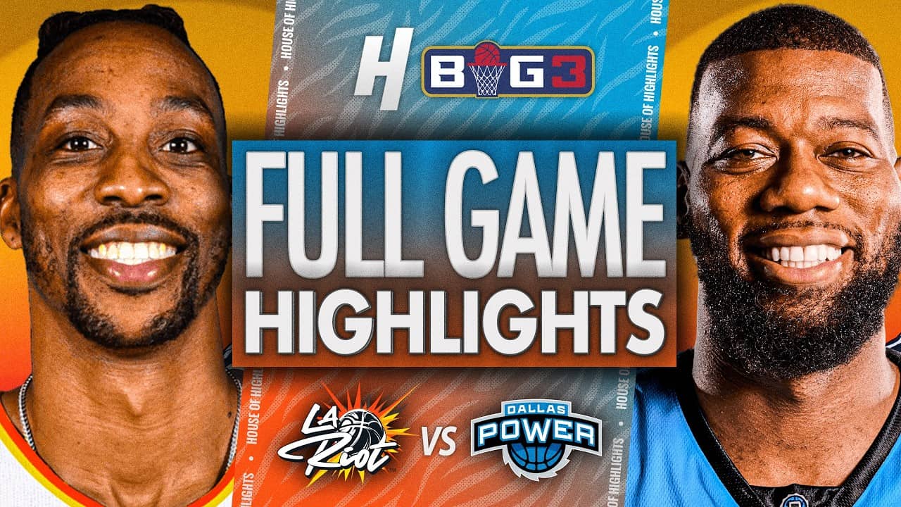 LA Riot vs Dallas Power - FULL GAME HIGHLIGHTS 🔥 BIG3 Basketball 2026