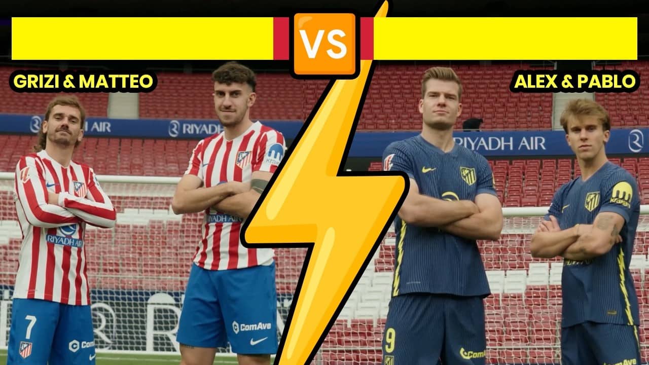Riyadh Air presents 'The Atleti Boarding Challenge', starring Griezmann, Ruggeri, Sørloth & Barrios
