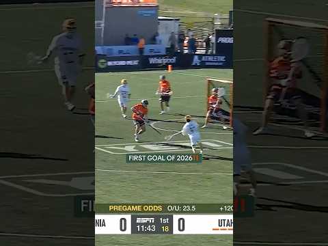 Mikey Boehm with the first goal of the 2026 PLL season!!!