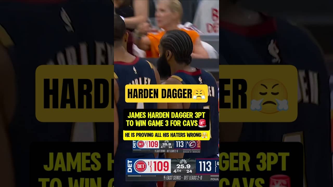 James Harden HIT THE DAGGER😤