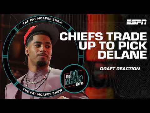 Reacting to the Chiefs trading up to pick Mansoor Delane | The Pat McAfee Draft Spectacular