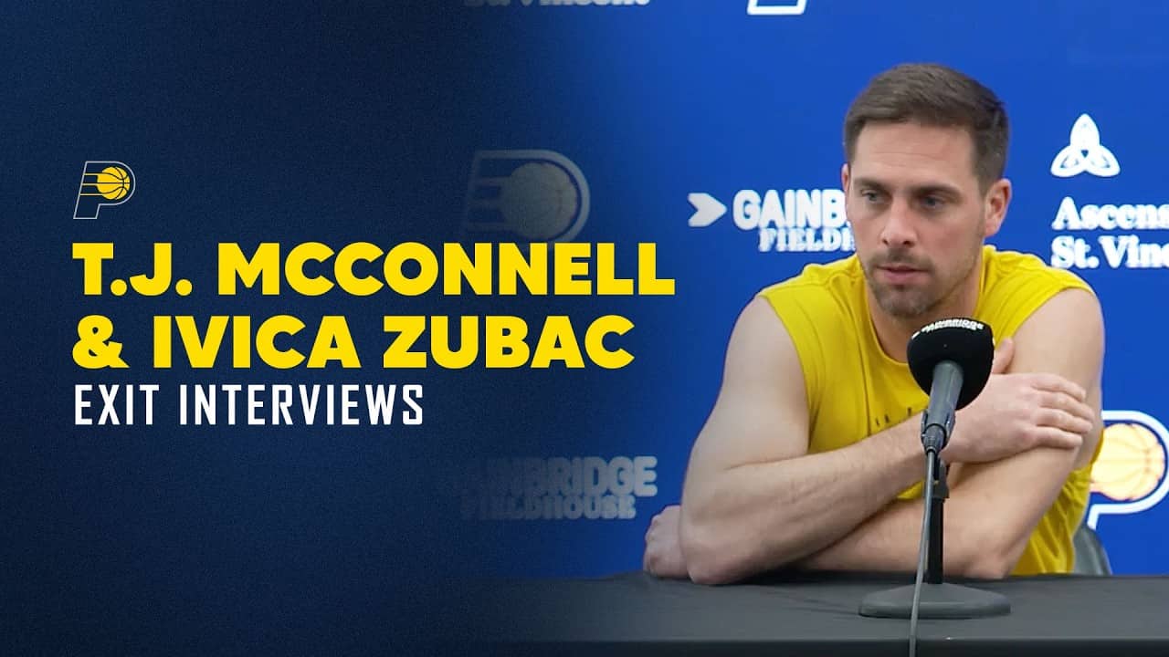 T.J. McConnell and Ivica Zubac Look Back on 2025-26 Season | Exit Interview