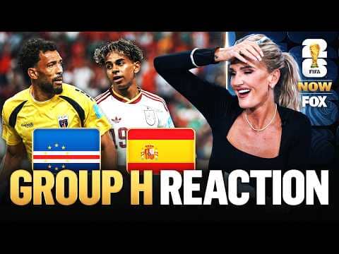 CAPE VERDE MAKES HISTORY🚨 Spain wins Group H, Cape Verde moves on to Round of 32 ⚽️