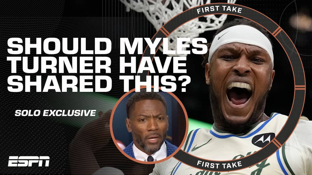 RC TAKES OVER! 🔥 Did Myles Turner DISRESPECT Giannis by sharing Bucks info? | First Take Exclusive