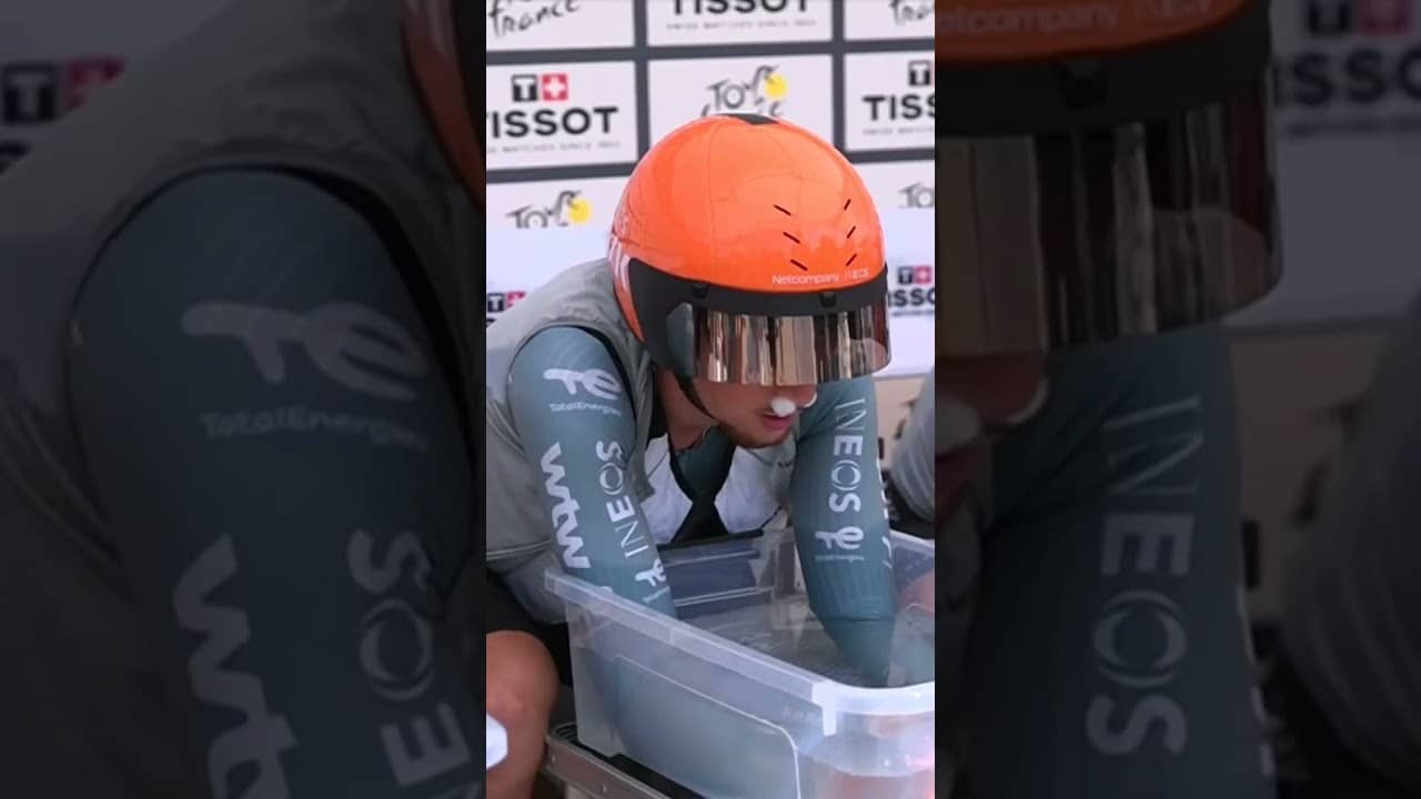 A strategy we've never seen before! 👀 Netcompany INEOS with a very different pre-race approach!