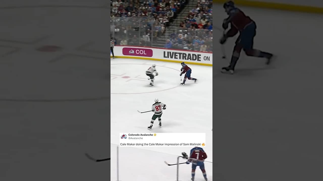 Cale Makar from the same spot 🚨