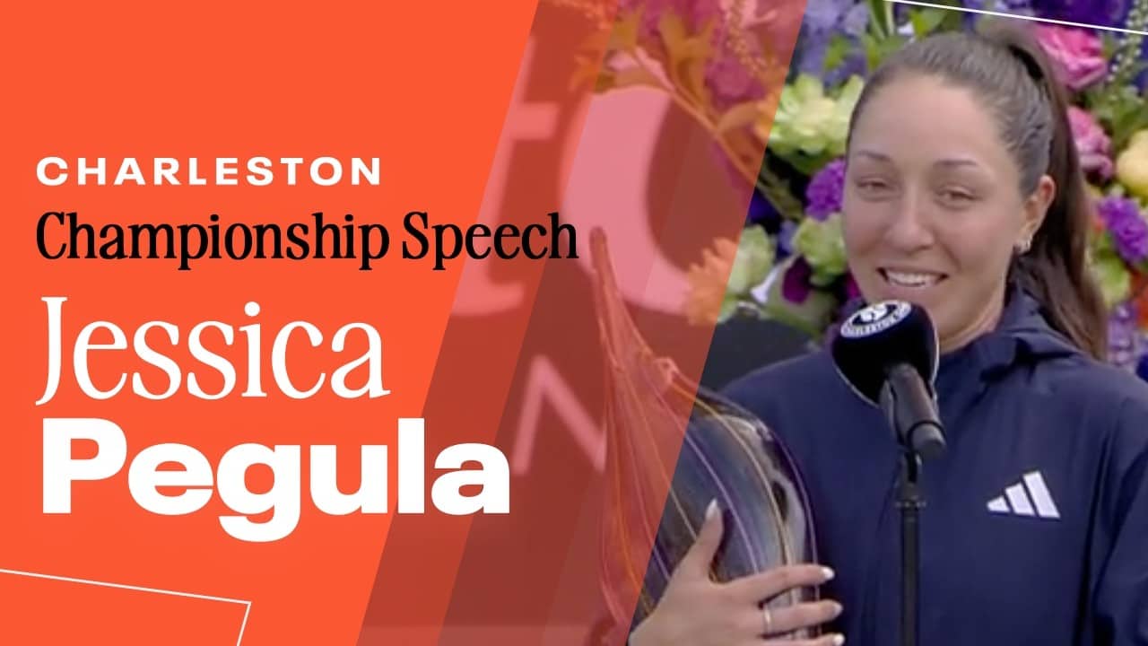 Jessica Pegula championship speech | 2026 Charleston