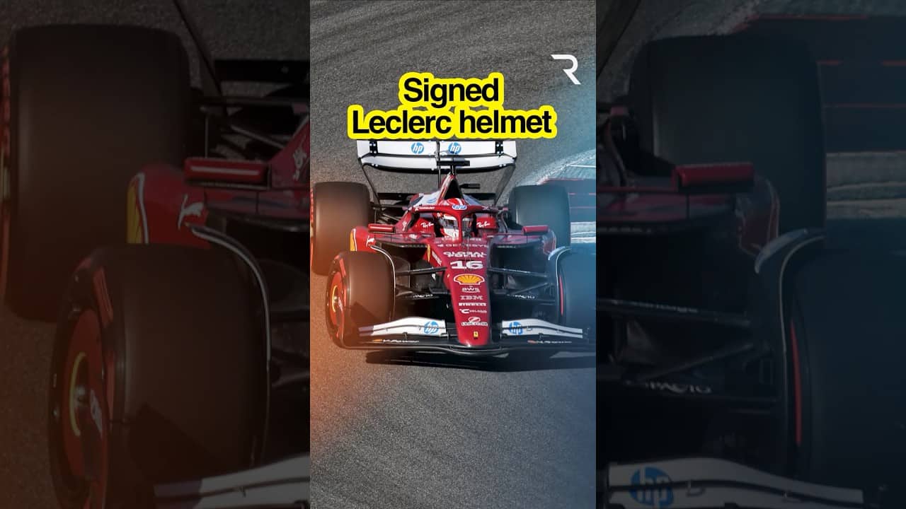 Own a signed Leclerc helmet ‼️