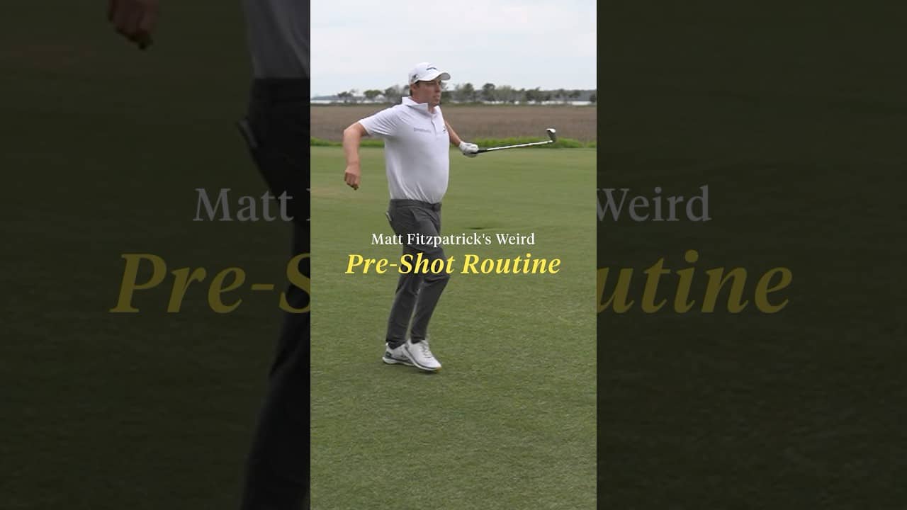Why does Matt Fitzpatrick do this before every swing? 🤔