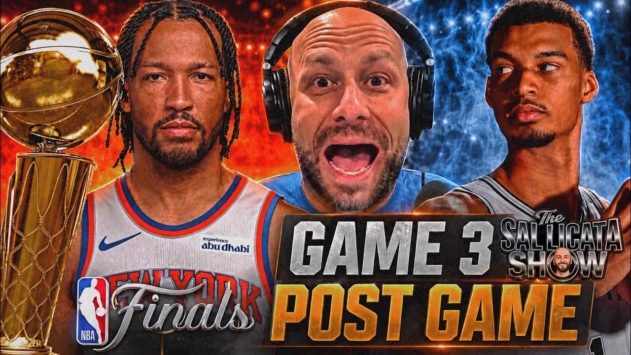 NBA FINALS GAME 3 KNICKS VS SPURS LIVE POST GAME REACTIONS