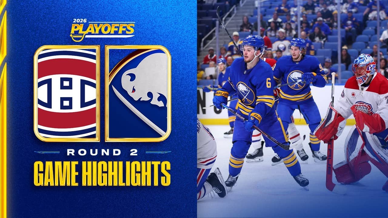 Canadiens Beat Sabres Win 5-1 In Game 2 Of NHL Playoffs | Buffalo Sabres Playoffs Highlights