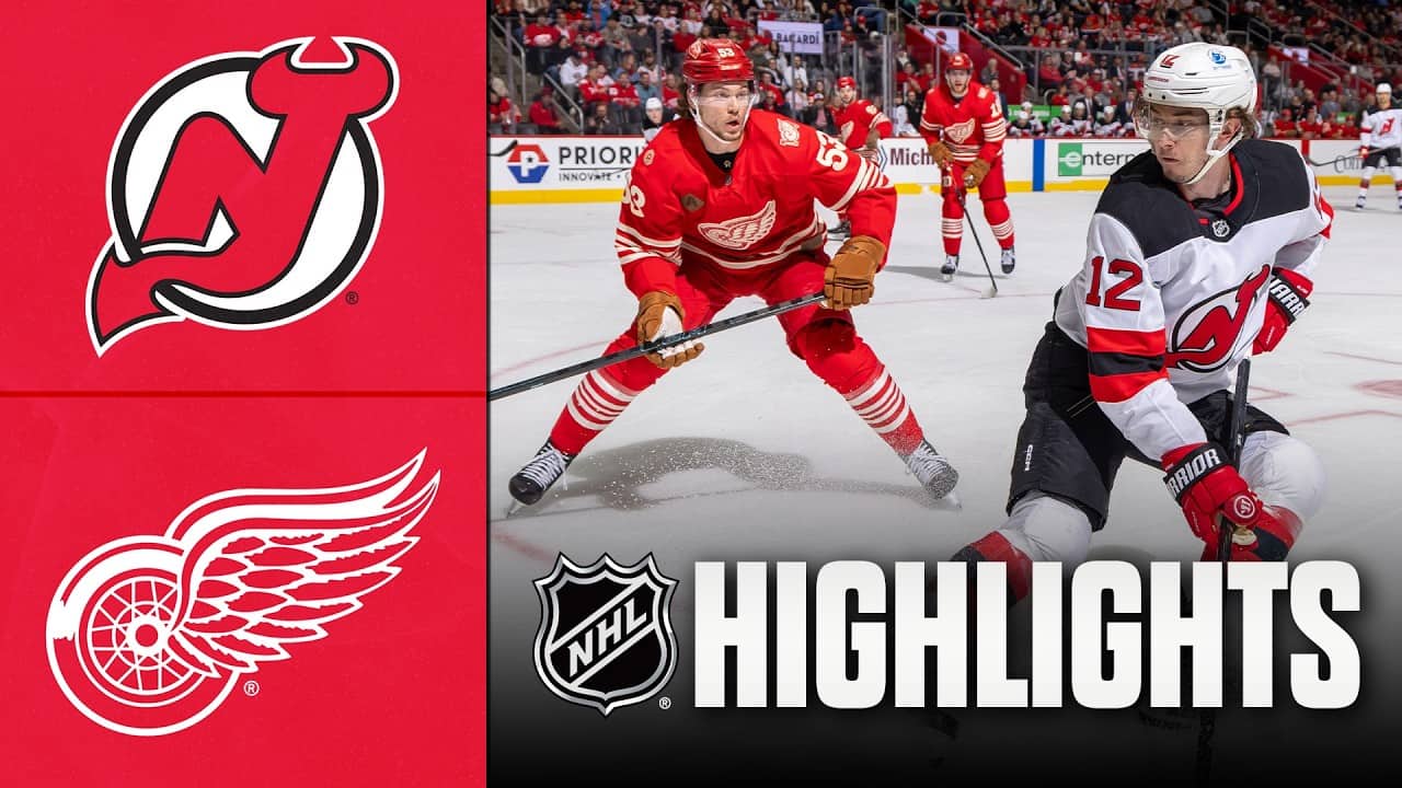 Devils vs. Red Wings | NHL Highlights | April 11, 2026