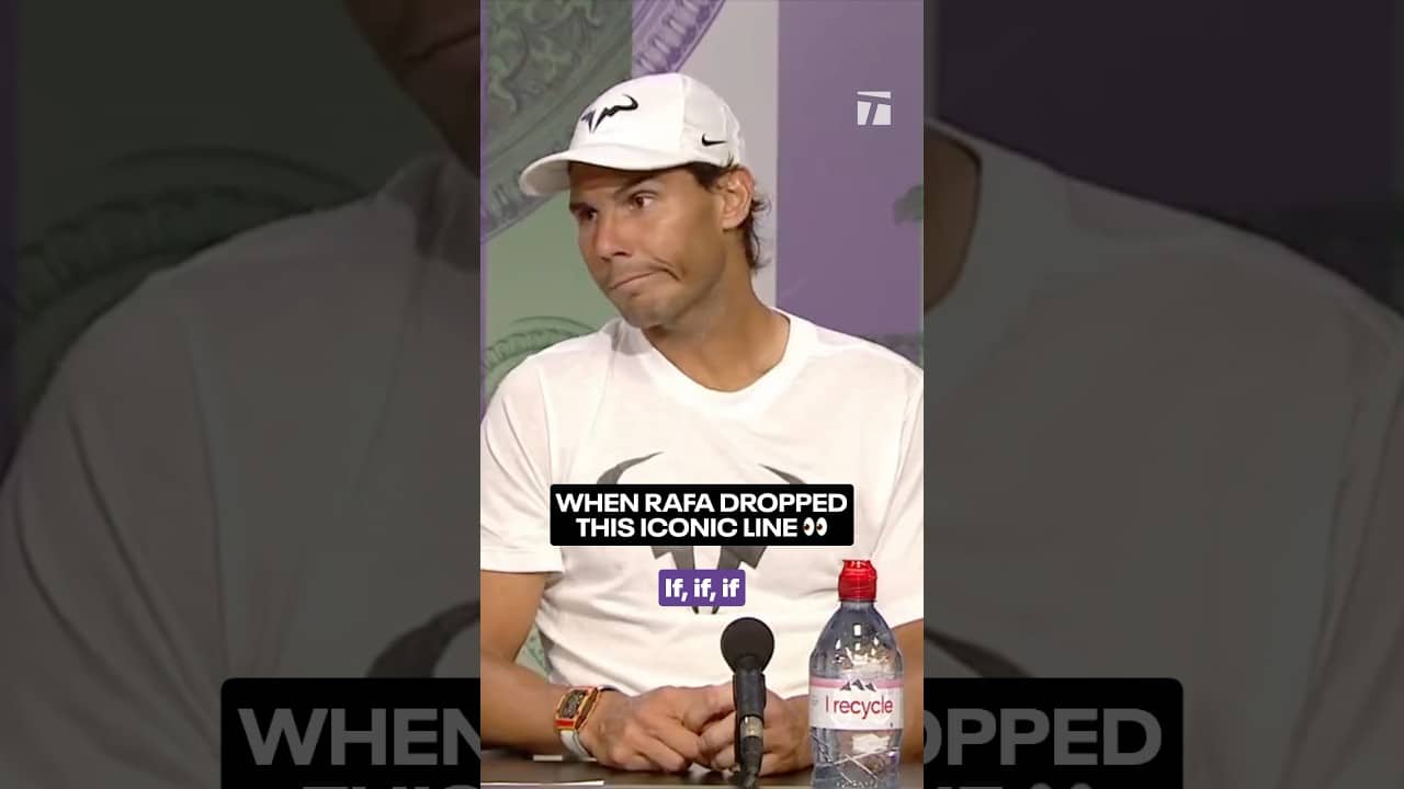 Elite mentality from Rafa 🧠 #tennis #wimbledon #rafaelnadal #mentality #athlete