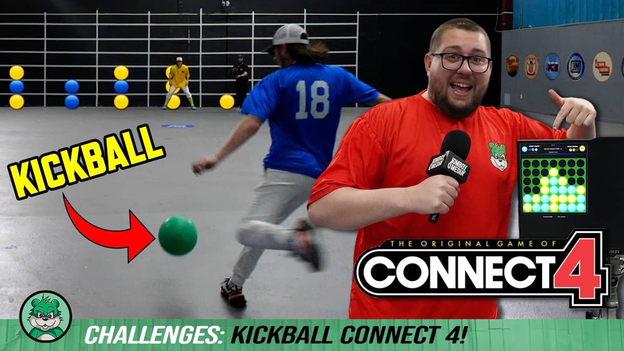 We Invented Kickball Connect 4 | Warehouse Challenges