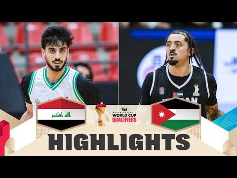 Iraq 🇮🇶 v Jordan 🇯🇴 | Highlights | FIBA Basketball World Cup 2027 Asian Qualifiers