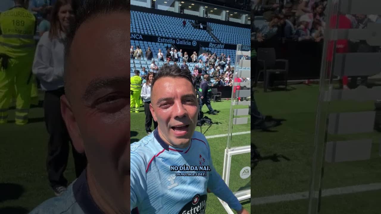 Nais e celtistas, Iago Aspas ten unha mensaxe para vós 🤳 #shorts