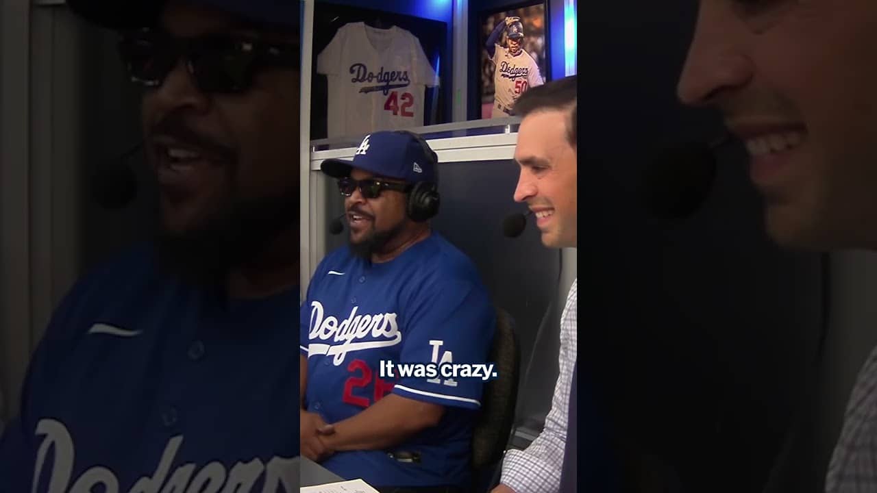 Ice Cube looks back on some good days 😎 He recounts two legendary games in Dodgers history! 🧊