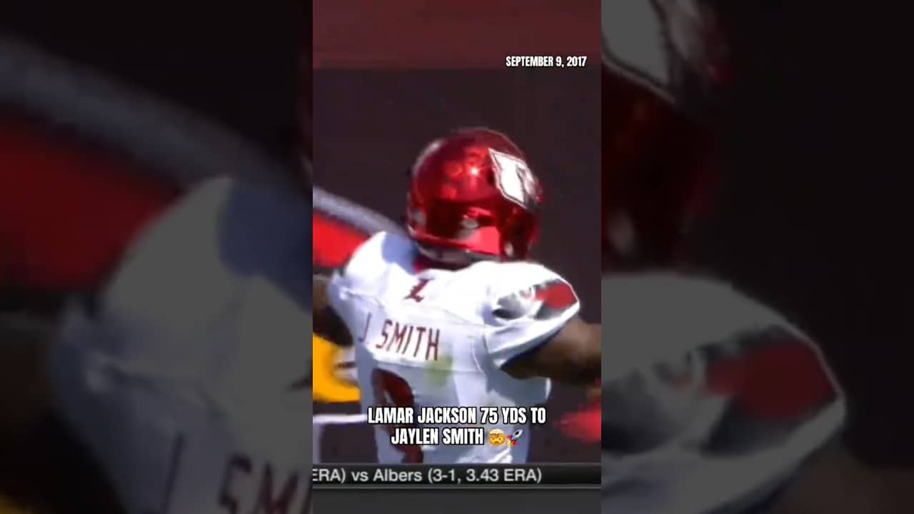 It’s #touchdowntuesday ‼️ #louisvillecardinals #lamarjackson #collegefootball #accfootball #sports