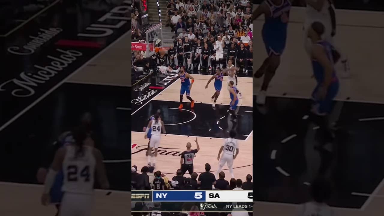 SPLASH💦 #JulianChampagnie #Spurs #NBA #Threepointer
