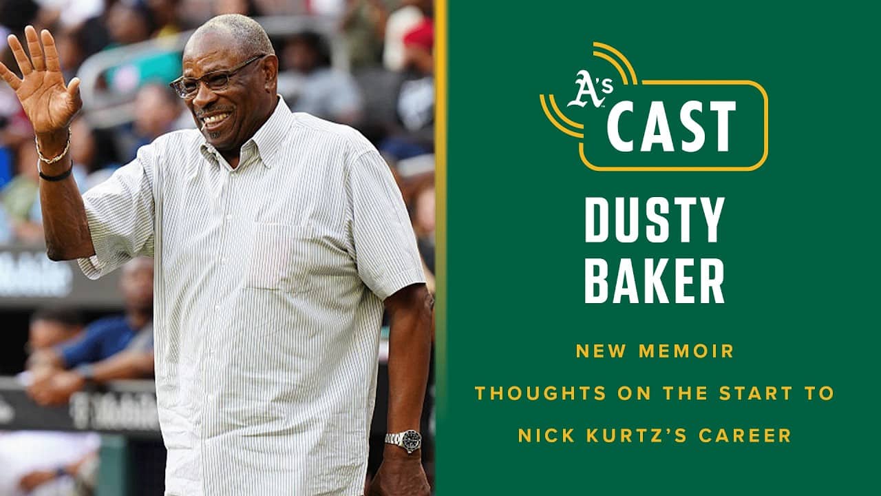 Dusty Baker weighs in on Nick Kurtz’s elite plate discipline | A's Cast Live
