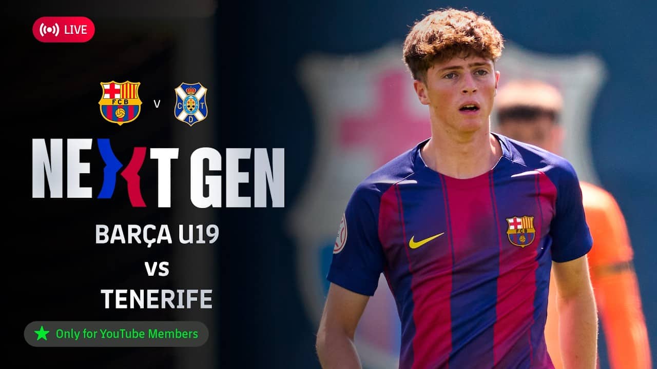 🔴 FC BARCELONA NEXT GEN: Barça U19 vs UD Tenerife | COPA CAMPEONES