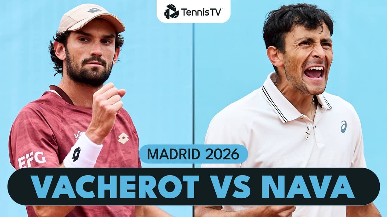 Valentin Vacherot vs Emilio Nava Rollercoaster Match! | Madrid 2026