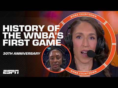 'Super gratifying' - Rebecca Lobo on Celebrating the 30th anniversary of the first WNBA game 👏