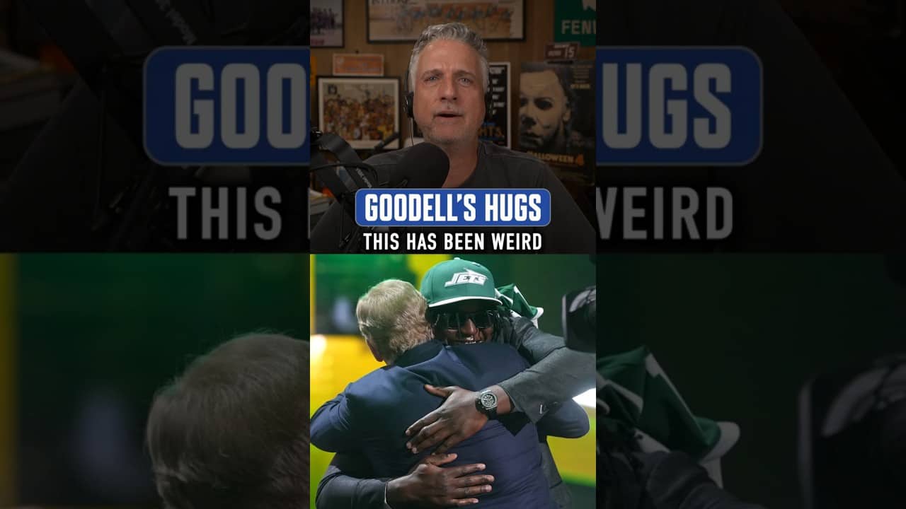 Bill is not a fan of Roger Goodell's draft day hugs