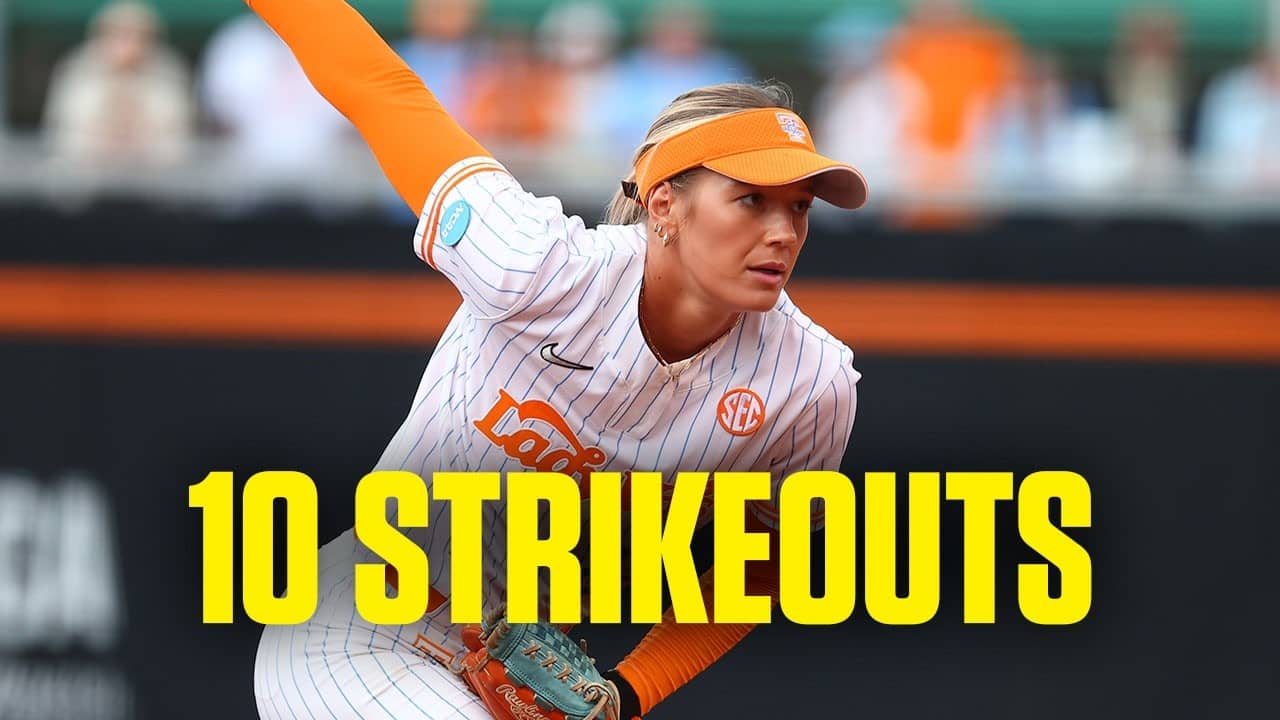 Karlyn Pickens strikes out 10 in Tennessee's super regional win over Georgia | Full highlights