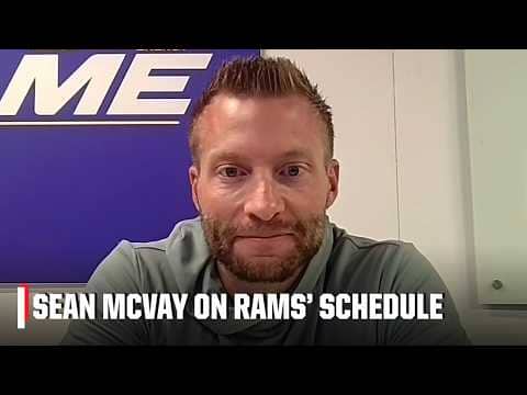 Sean McVay reacts to the Rams' schedule release & looks ahead to Seahawks rematches 🍿 | NFL on ESPN