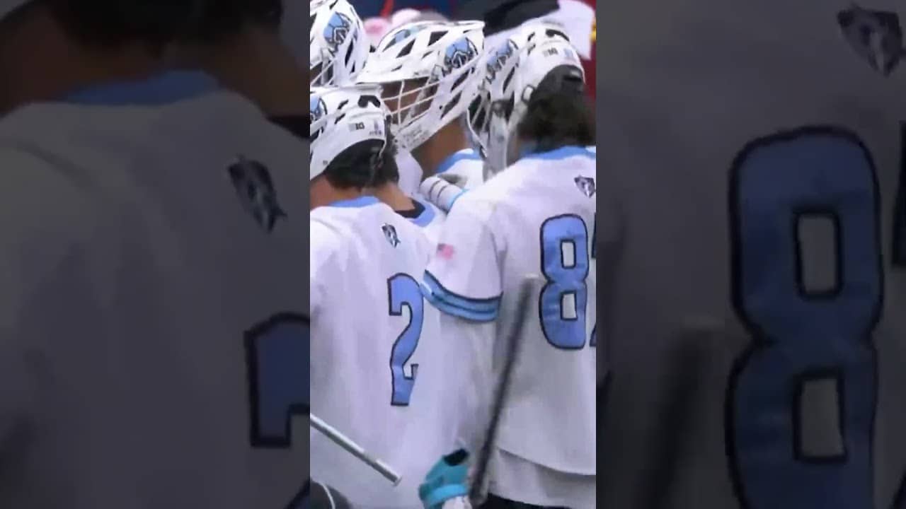 Johns Hopkins goalie Oran Gelinas is one of a kind #lacrosse #goalie