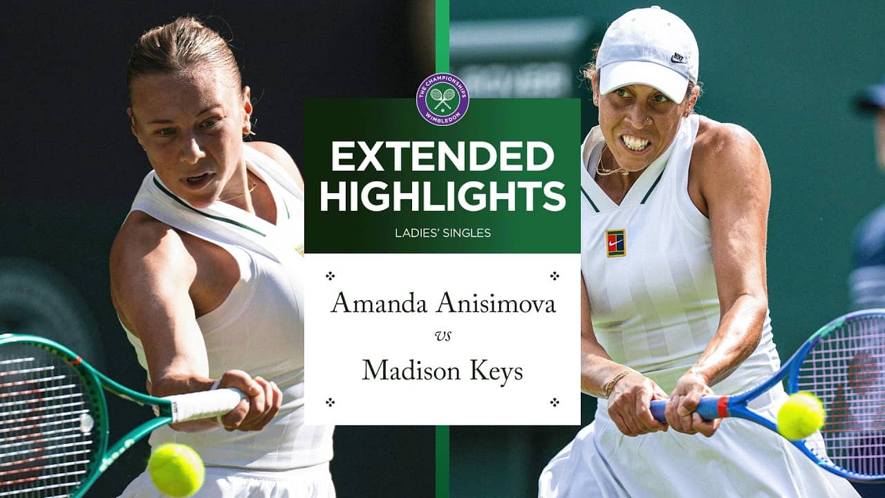 A tennis masterclass ✨ Amanda Anisimova vs Madison Keys | Extended Match Highlights | Wimbledon 2026