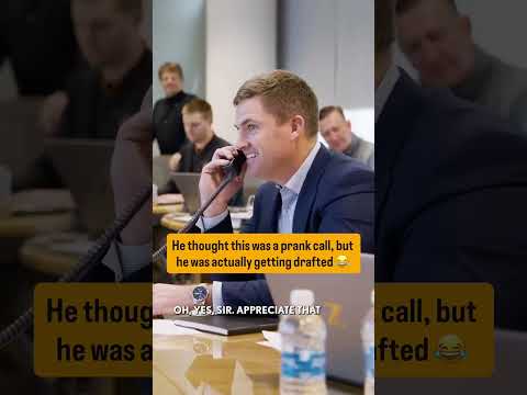 Punter Brad Robbins didn’t believe he was getting drafted 😅 (via @bengals/IG)