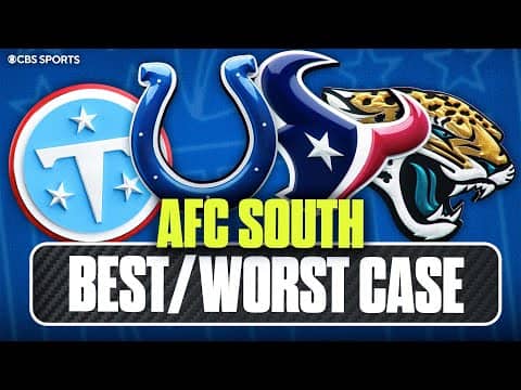 Predicting the best & worst case record scenarios for EVERY AFC South team ✅