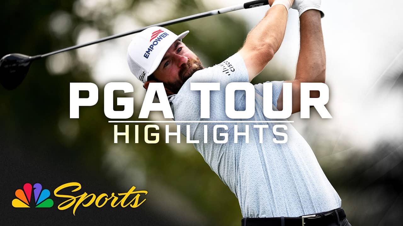 PGA Tour Highlights 2026: Cadillac Championship, Round 3 | Golf on NBC Sports