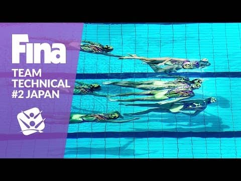 Japan's Team Technical Synchronized Swimming | Rio Olympic Qualifiers #2