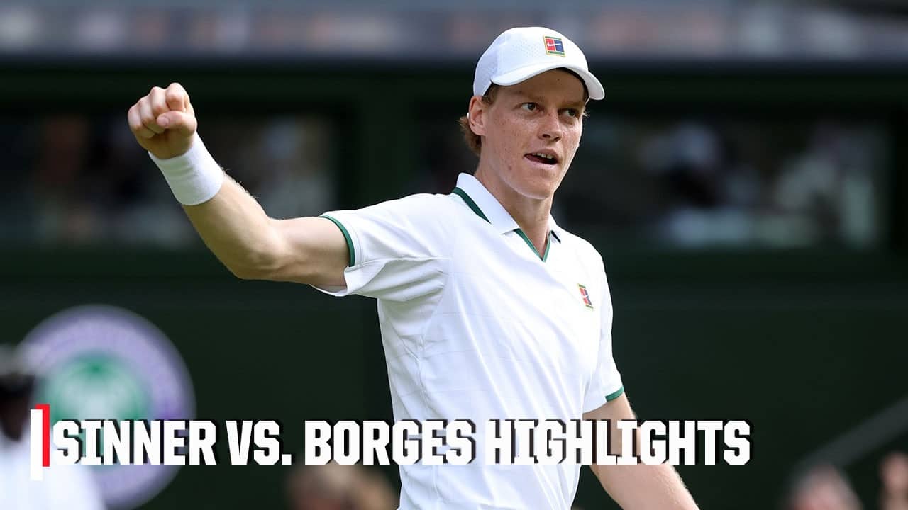 Jannik Sinner vs. Nuno Borges | Full Highlights | 2026 Wimbledon