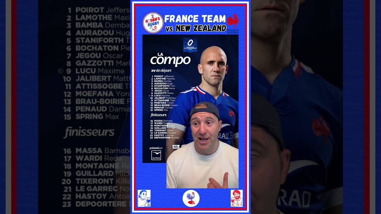 FRANCE vs NEW ZEALAND | Team News