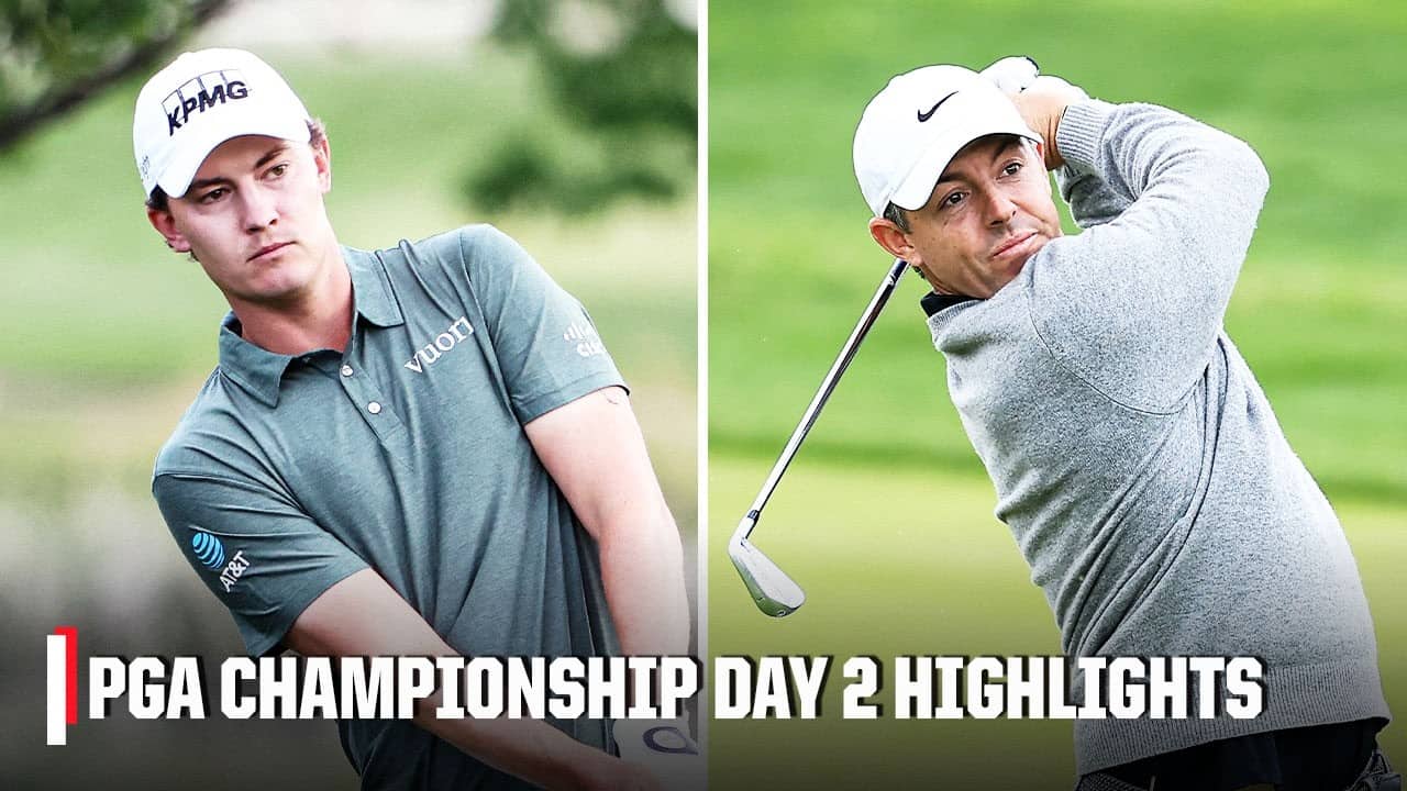 HIGHLIGHTS from day 2 of the PGA Championship ⛳️ | Golf on ESPN