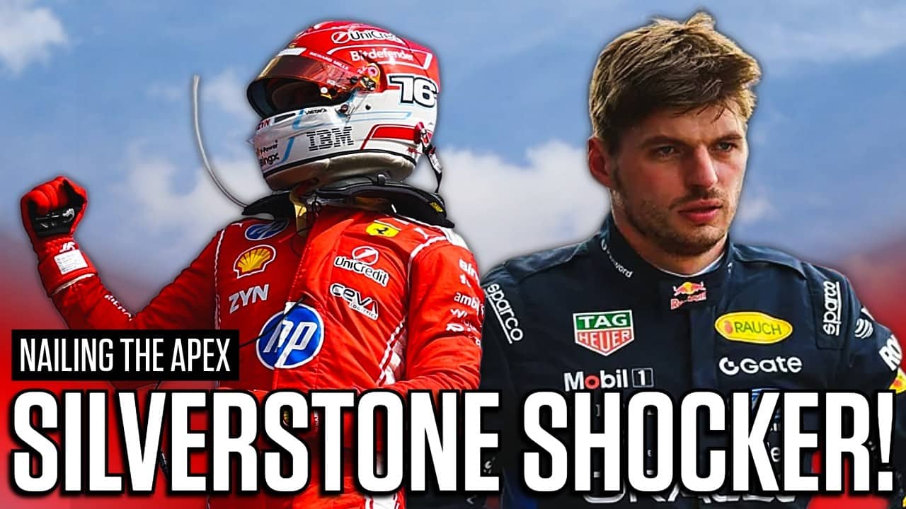 "It's just painful" says Verstappen as Leclerc wins the British Grand Prix | Nailing the Apex