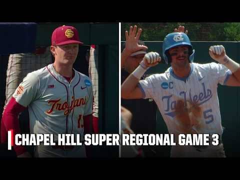 USC Trojans vs. North Carolina Tar Heels | Super Regional Highlights | ESPN College Baseball