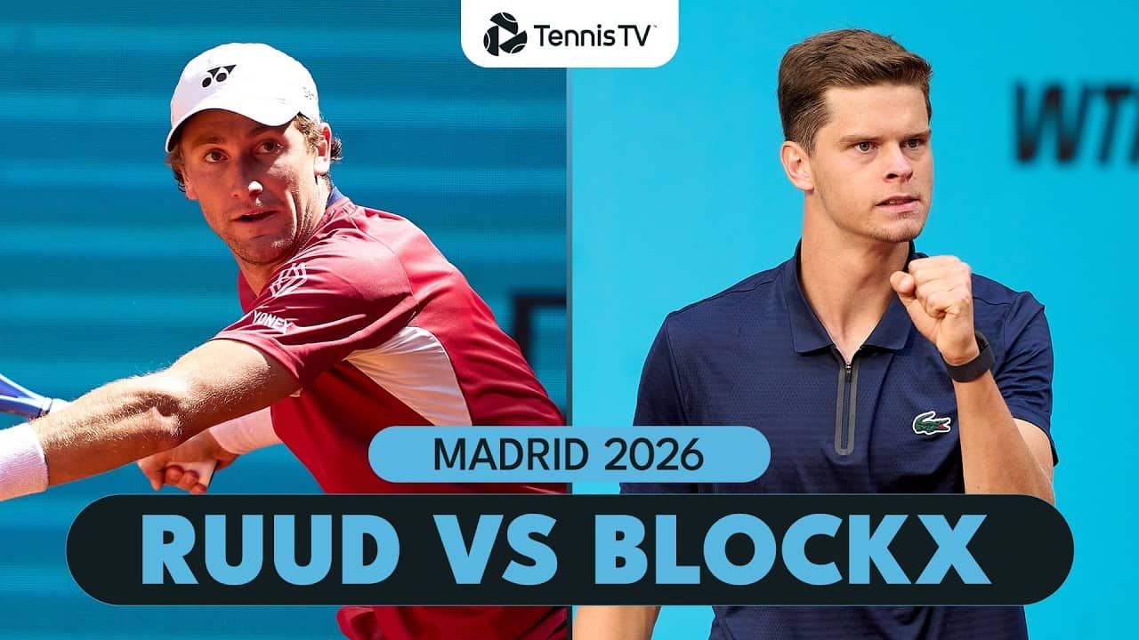 Defending Champion Casper Ruud vs Alexander Blockx! | Madrid 2026 Highlights