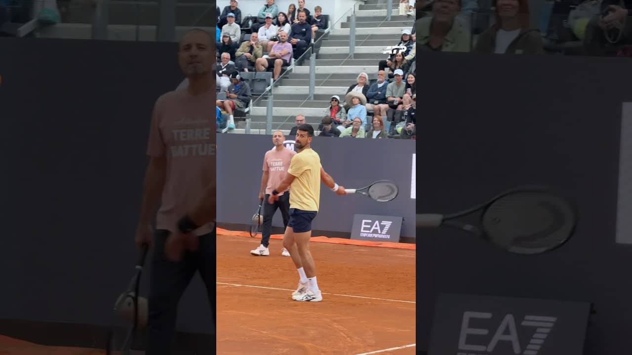 Stay til the end for some Djokovic gold 😉 #djokovic #novak