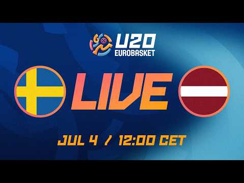 LIVE - Sweden v Latvia | FIBA U20 Women's EuroBasket 2026 | Group Phase