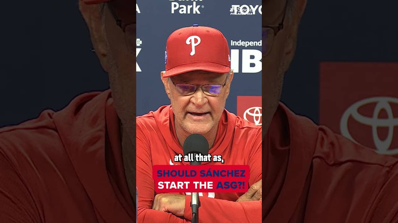 Does Don Mattingly think Cristopher Sánchez should start the All-Star Game? 🤔