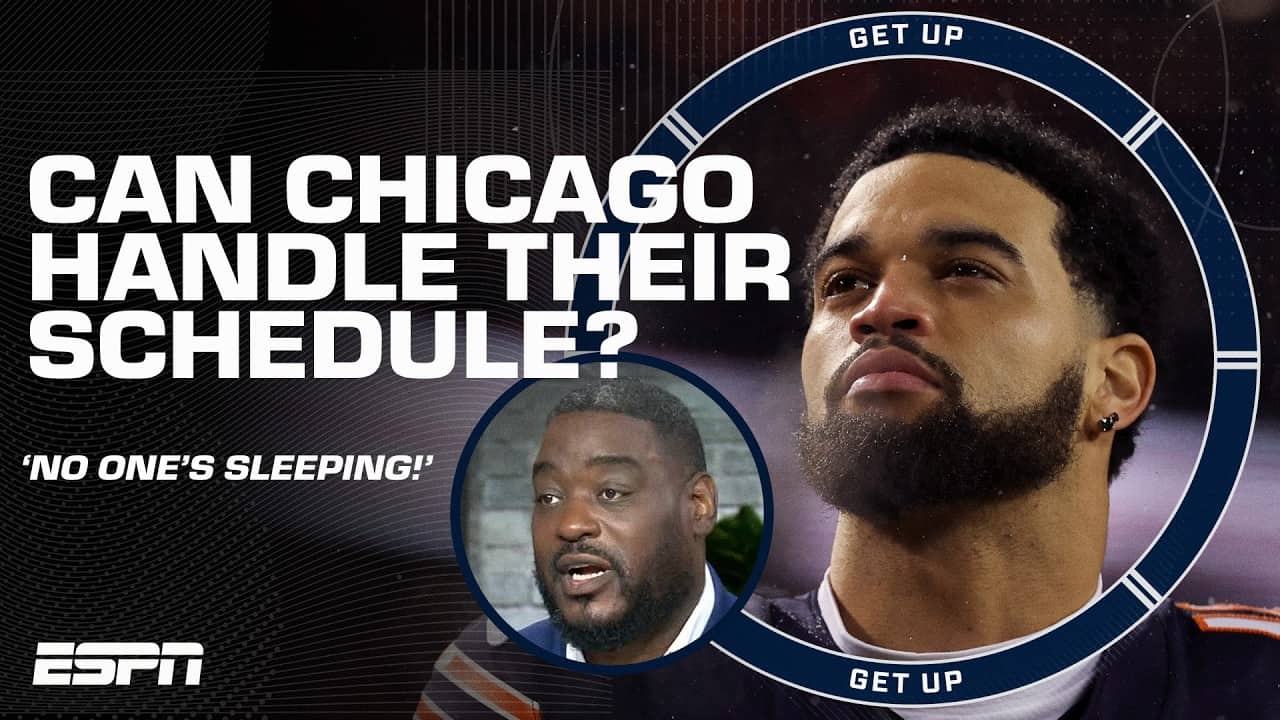 Bears have the TOUGHEST schedule: It feels like you’re playing 16 SUPER BOWLS! 😬 - Woody | Get Up