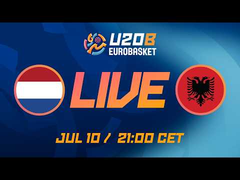LIVE - Netherlands v Albania | FIBA U20 EuroBasket 2026 Division B | Group Phase